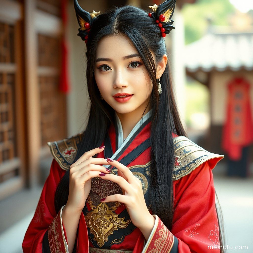 二次元Cosplay角色脸部近景特写，阴天漫射光勾勒出柔和轮廓。