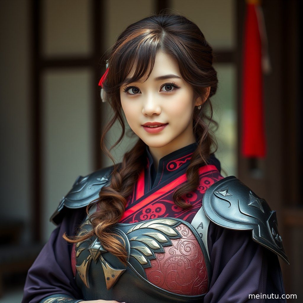 特写镜头下，成年女性Cosplay服装的细节清晰可见，在柔和光线下更显质感。