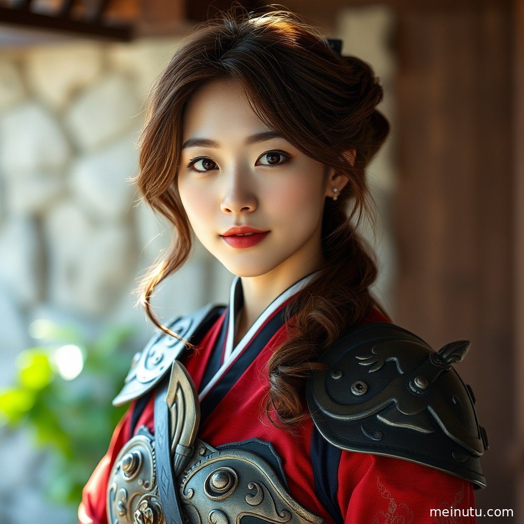 海边场景为Cosplay服装写真增添了浪漫气息，成年女性的半身构图充满故事感。