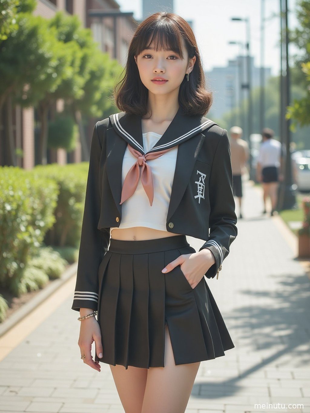 年轻成年女性侧脸，窗边光线勾勒迷人轮廓。